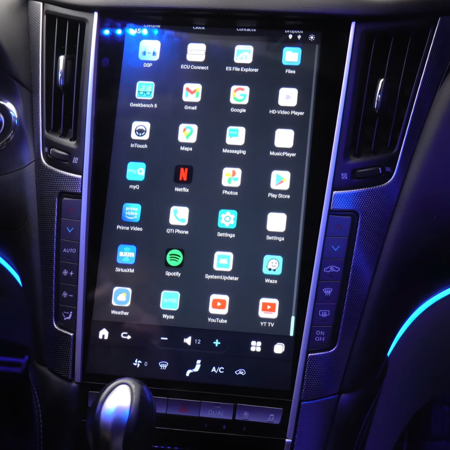 Infiniti Q50/Q60 13.6" Tesla Style Screen Upgrade