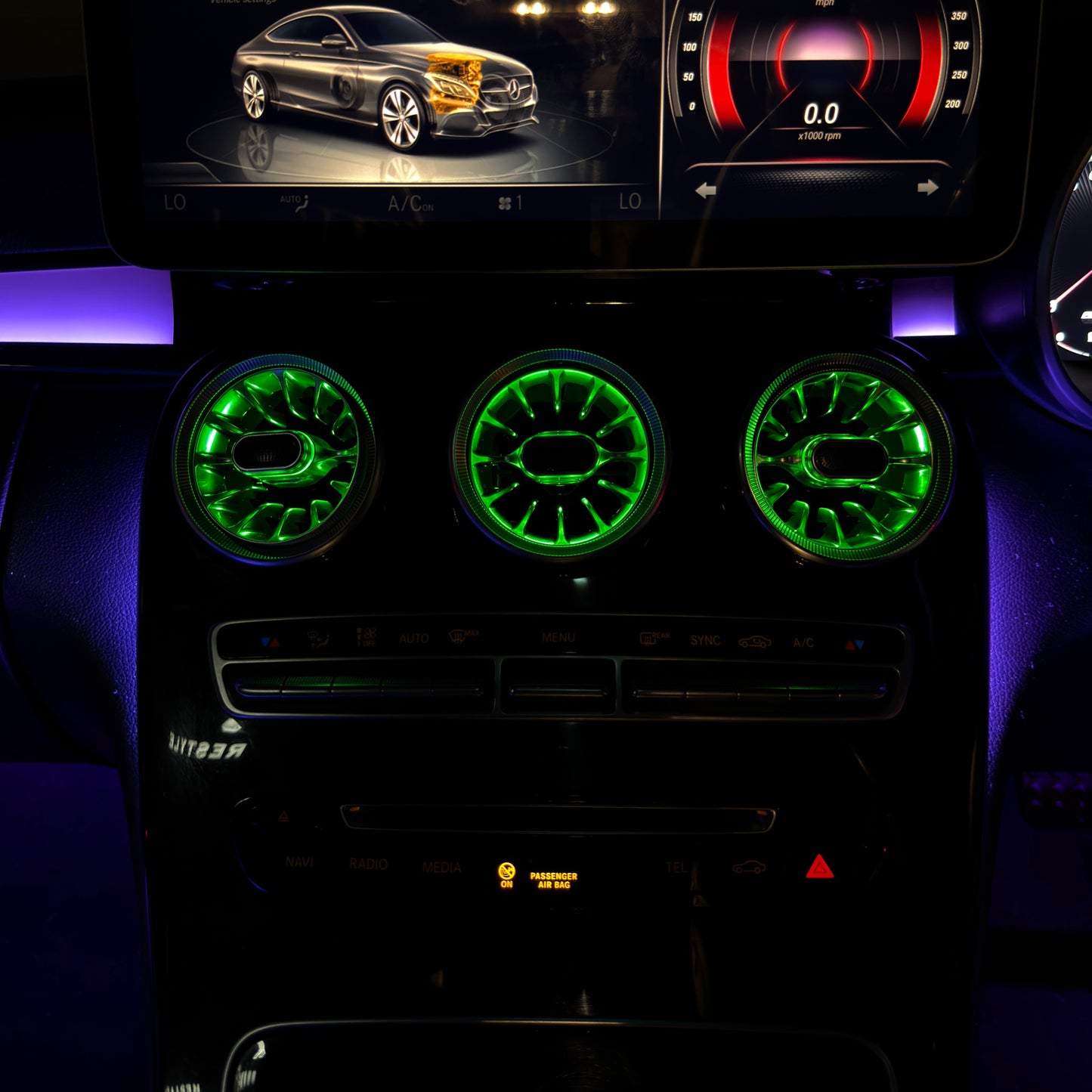 Mercedes-Benz C-Class/GLC Ambient Lighting Package