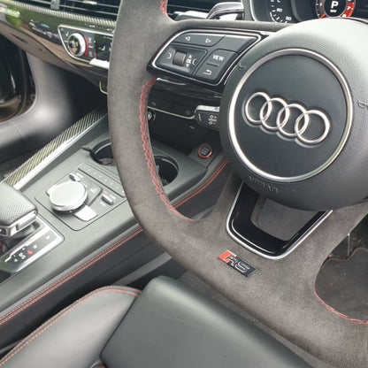 Audi RS Style Alcantara Steering Wheel