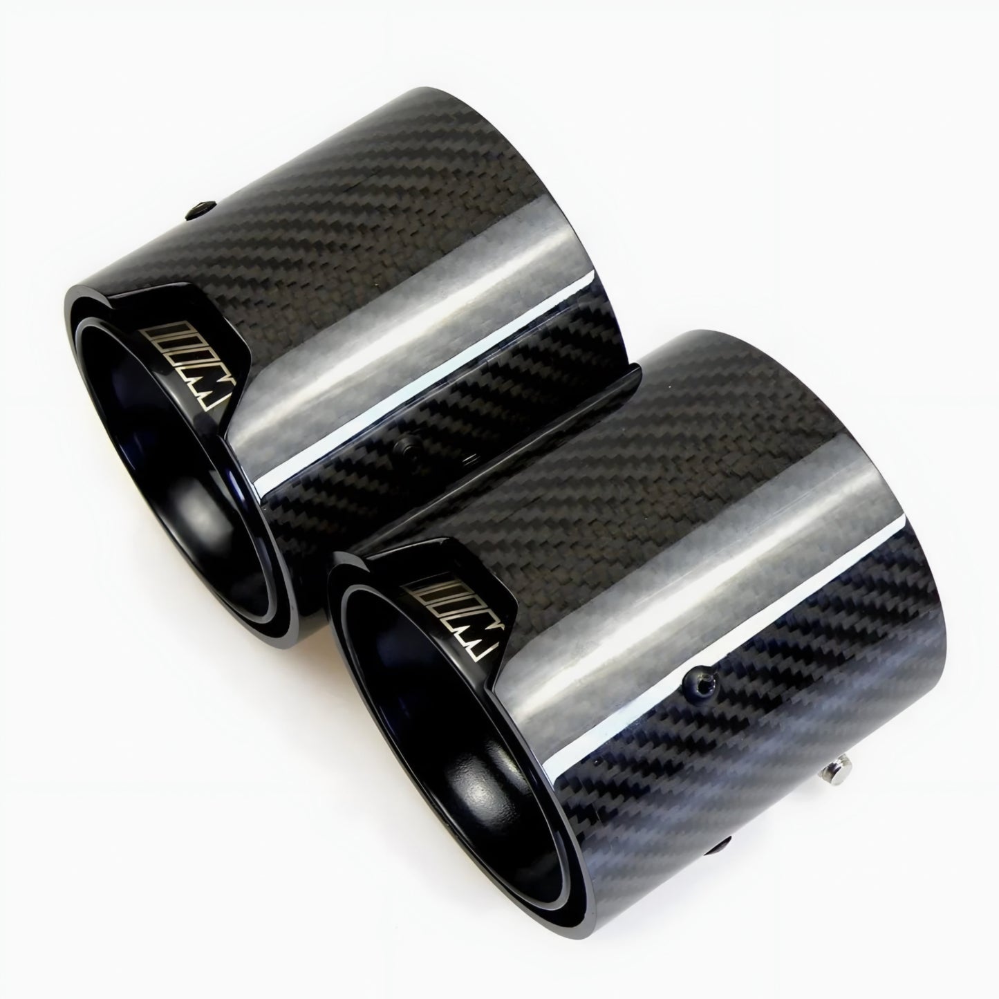 BMW M4 F82 Carbon Fibre & Black M Performance Exhaust Tips (Set of 4)