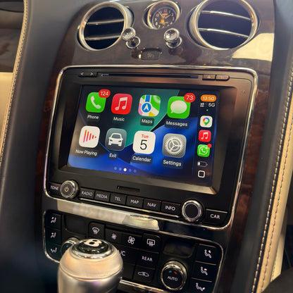 Bentley Continental GT/Flying Spur Apple CarPlay/Android Auto Upgrade