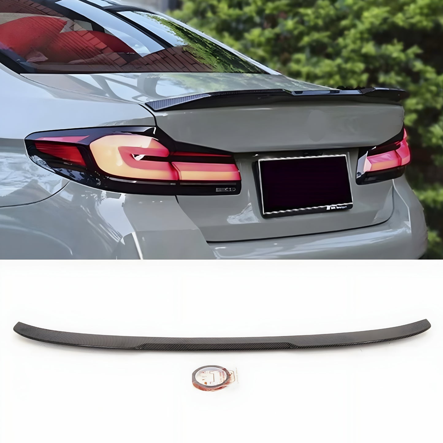 BMW CS Style Carbon Fibre Rear Spoiler