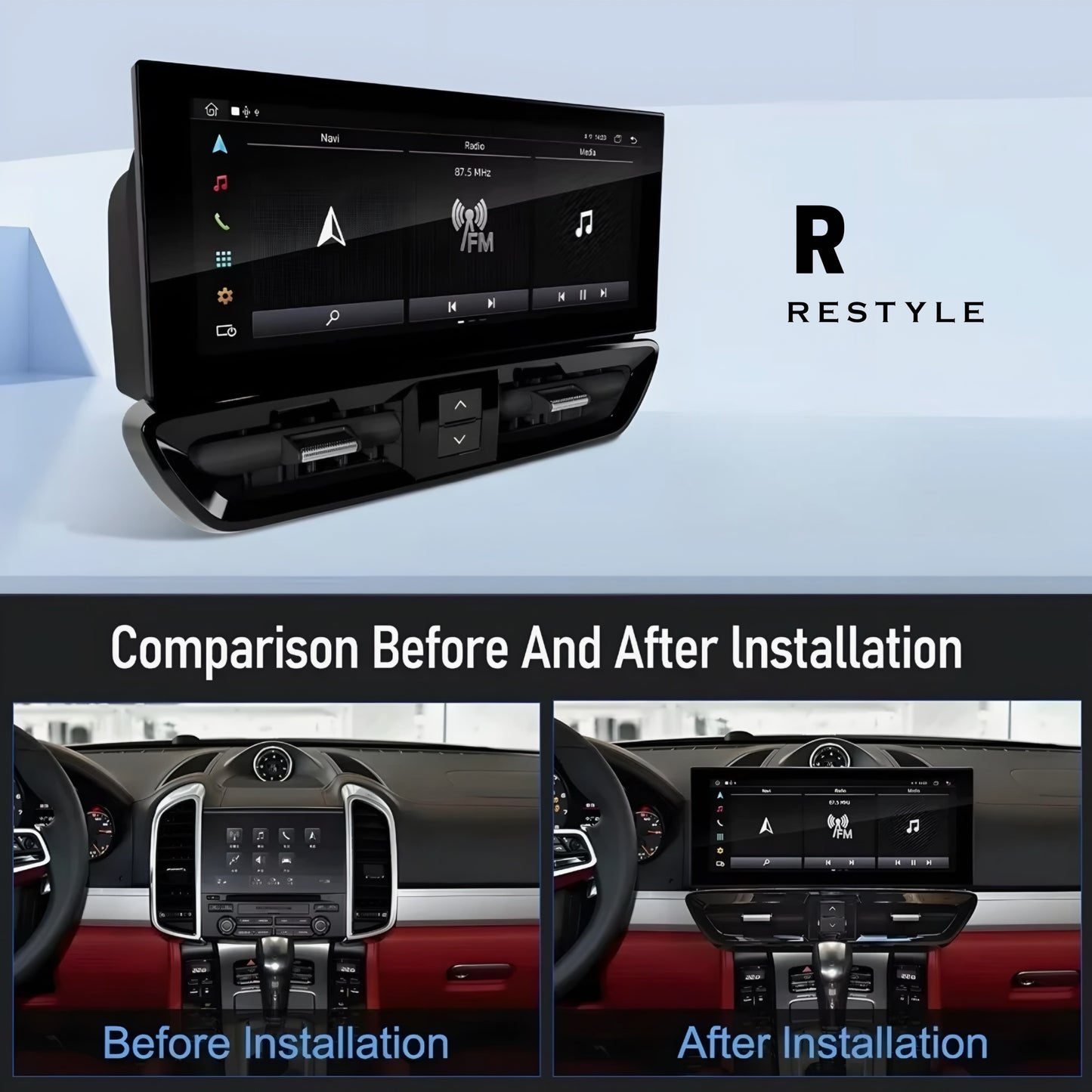 Porsche Cayenne 12.3" Screen Upgrade