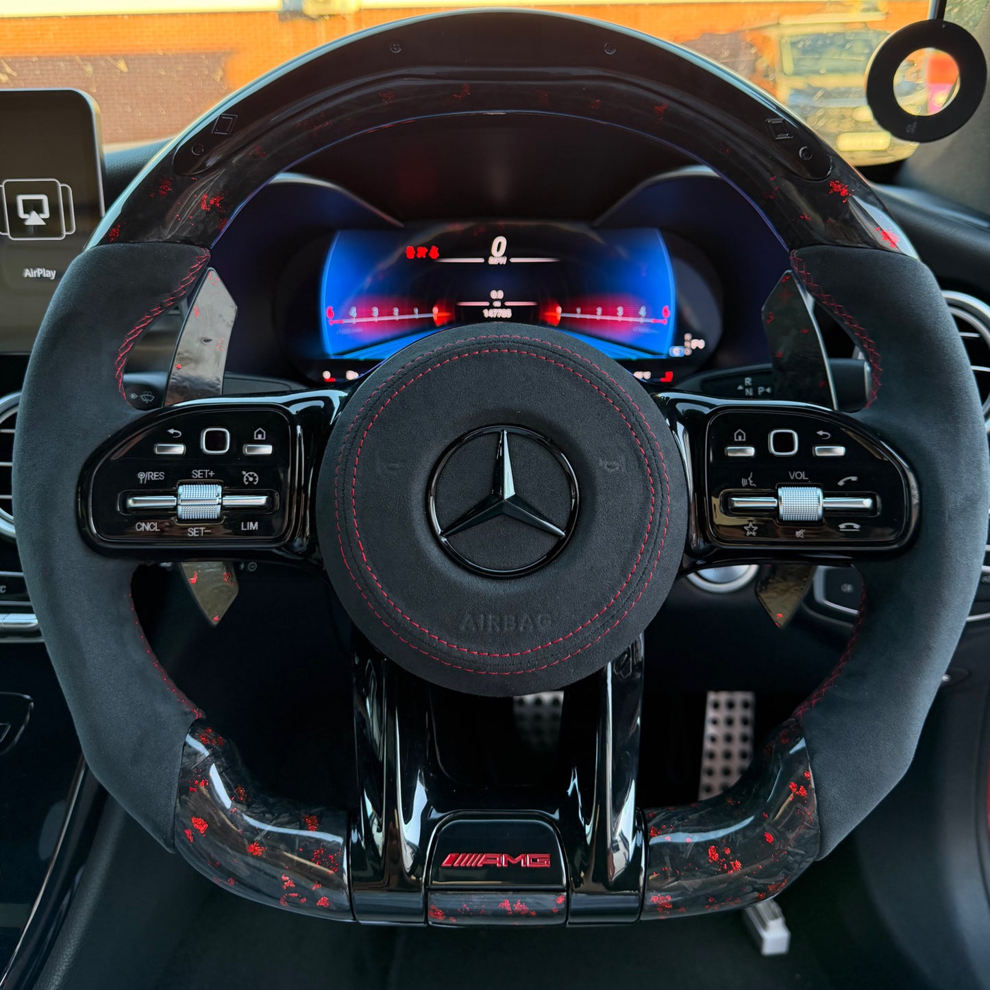 Mercedes-Benz Alcantara and Forged Carbon Fibre Wheel