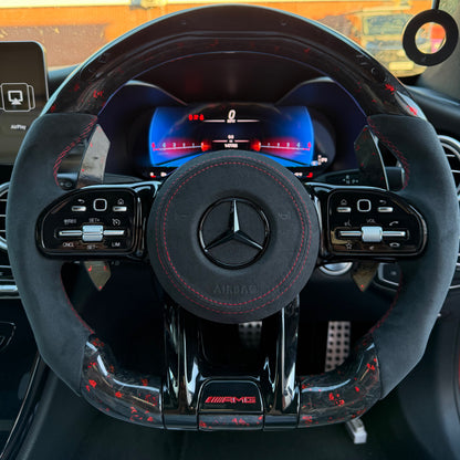 Mercedes-Benz Alcantara and Forged Carbon Fibre Wheel