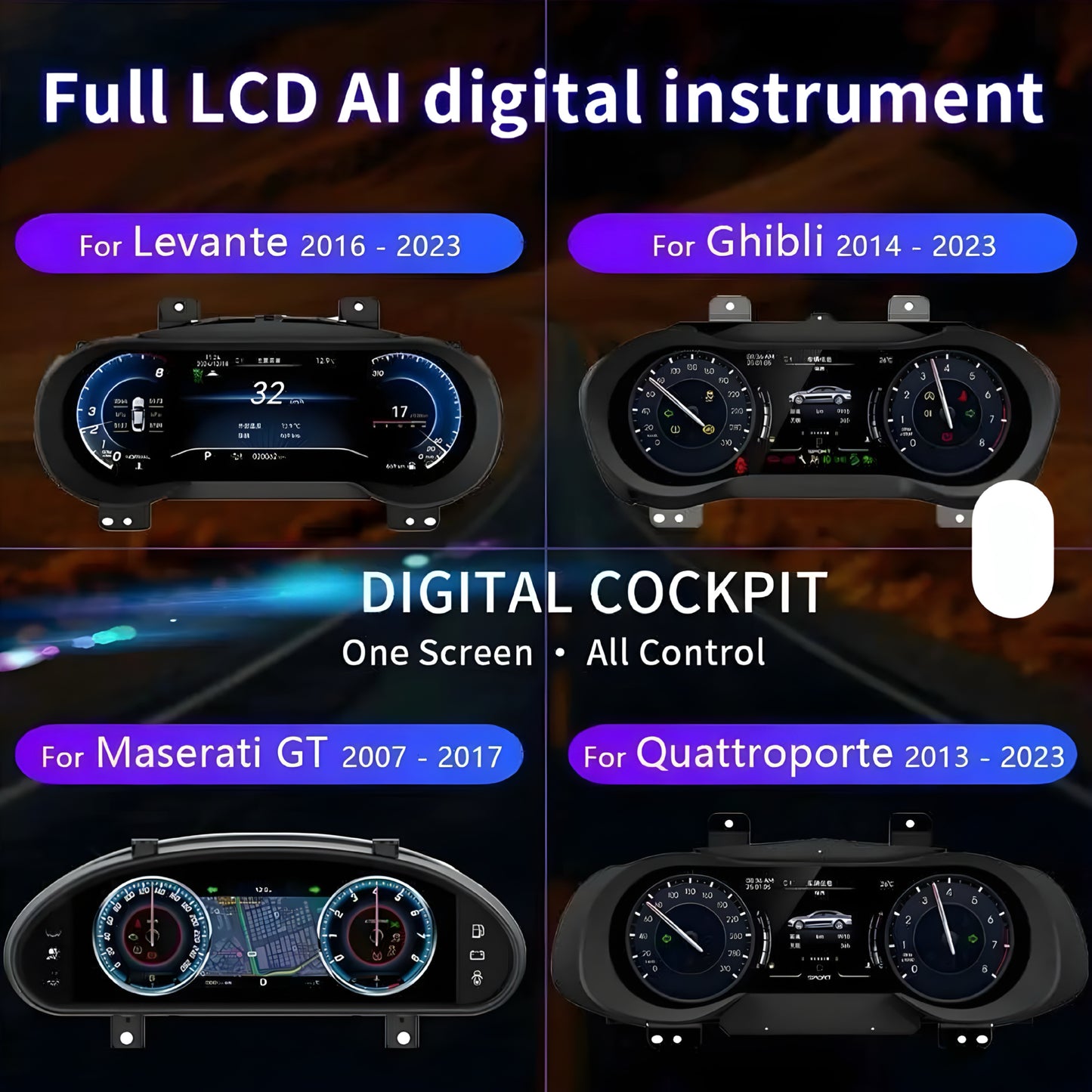 Maserati GT Virtual Cockpit Upgrade