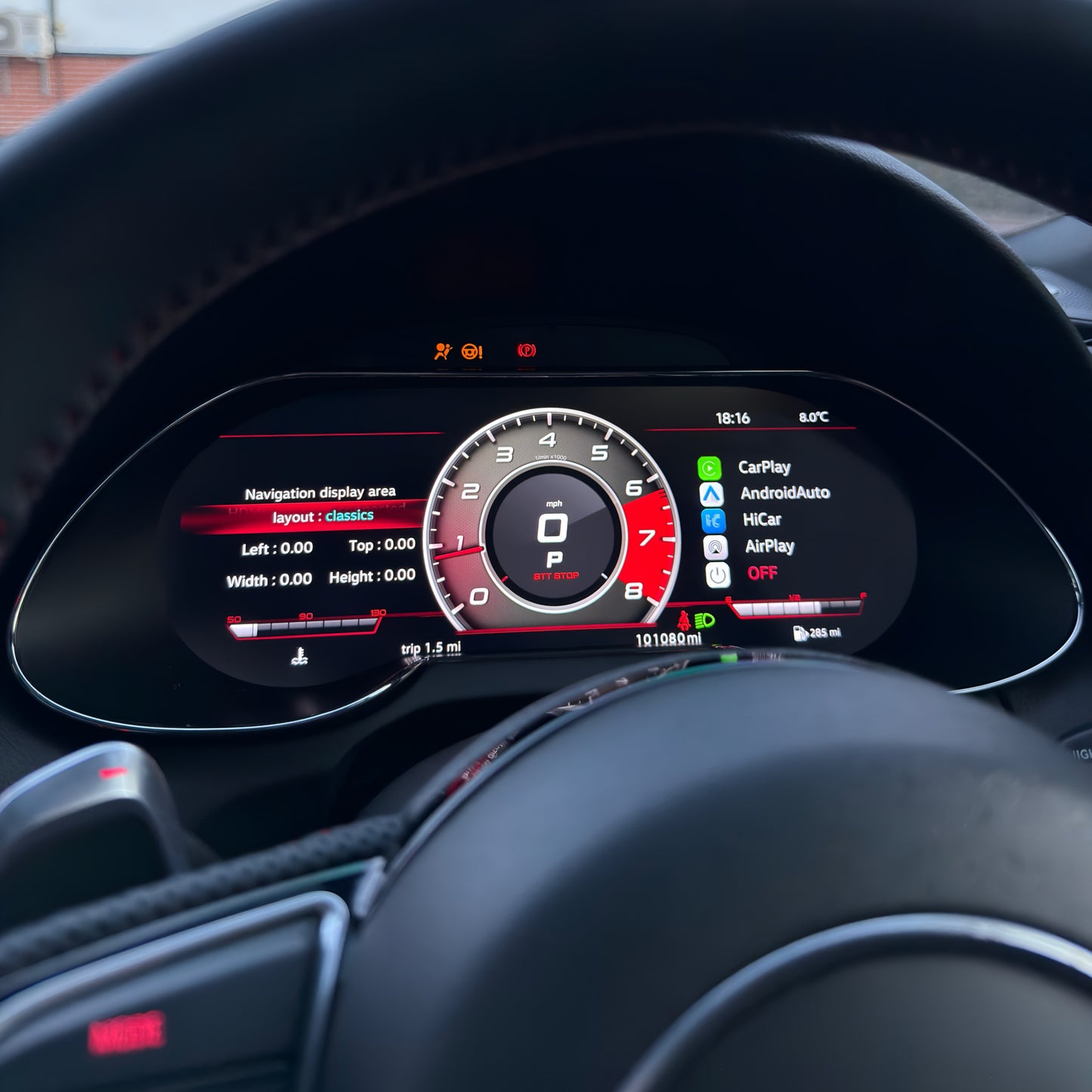 Audi Q5 8R Virtual Cockpit Upgrade (2008–2017)