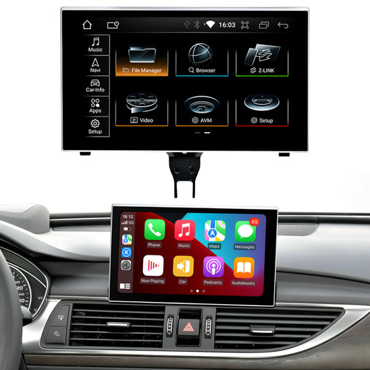 Audi A6/A7 C7 Touch Screen Upgrade – 9" with Wireless CarPlay/Android Auto