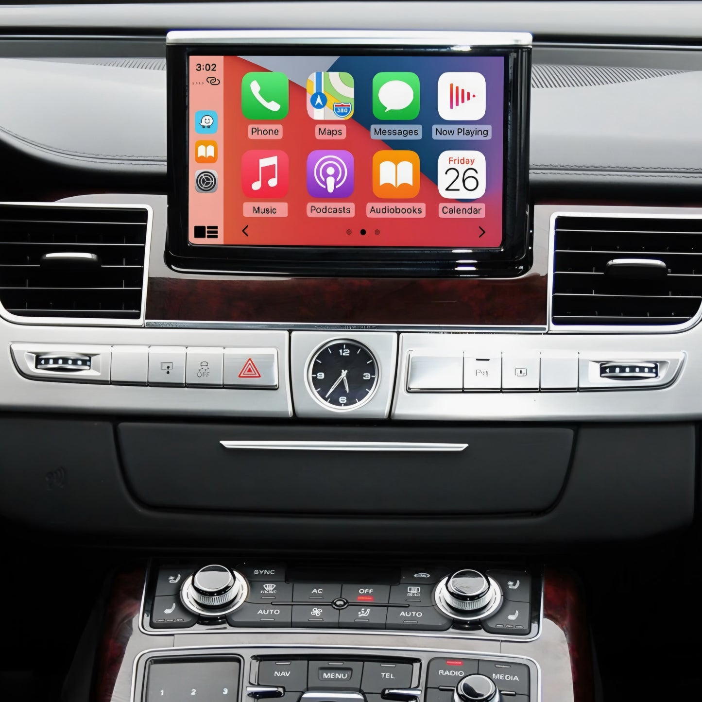 Audi A8 Apple CarPlay & Android Auto Upgrade (2010–2017)