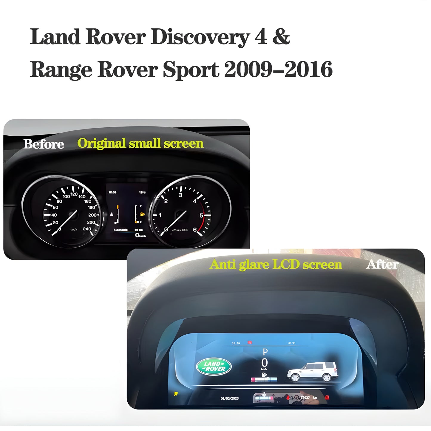 Land Rover Discovery 4 Virtual Cockpit