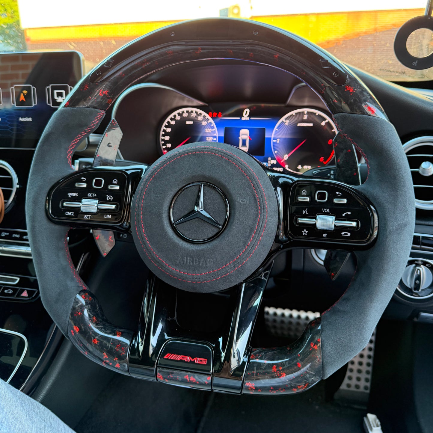 Mercedes-Benz Alcantara and Forged Carbon Fibre Wheel