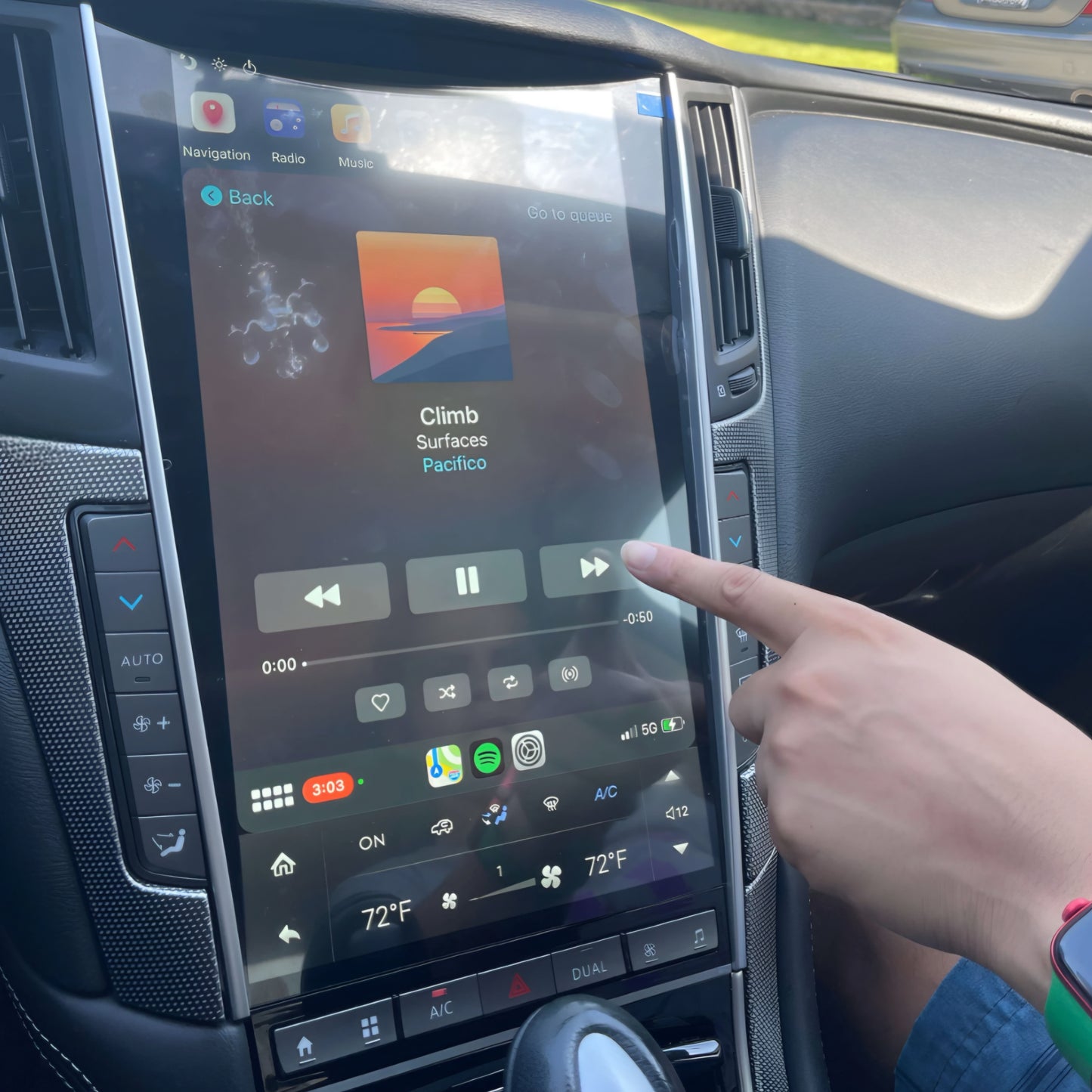Infiniti Q50/Q60 13.6" Tesla Style Screen Upgrade