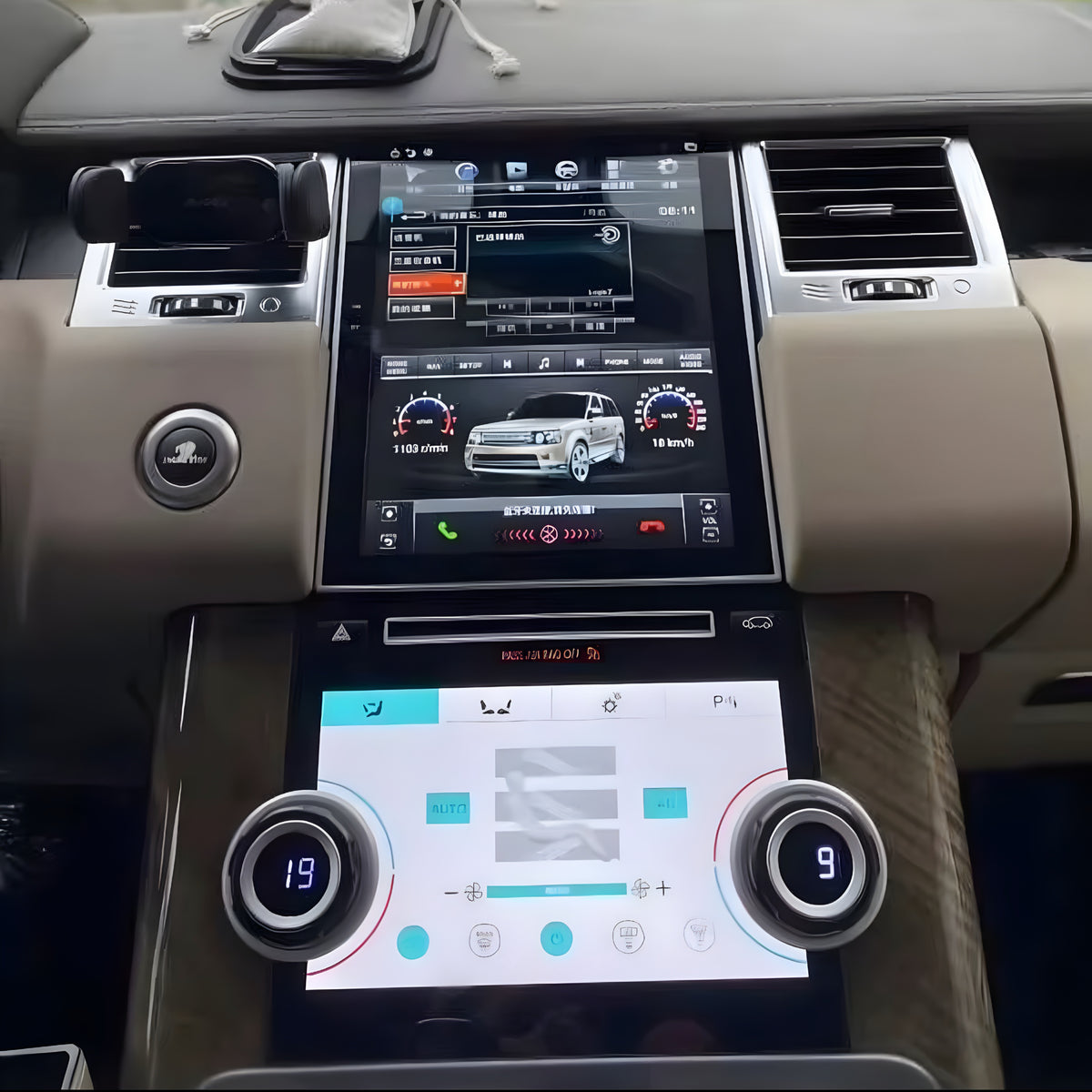 Range Rover Sport L320 Tesla Style Screen Upgrade
