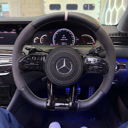 Mercedes-Benz AMG Leather and Alcantara Steering Wheel