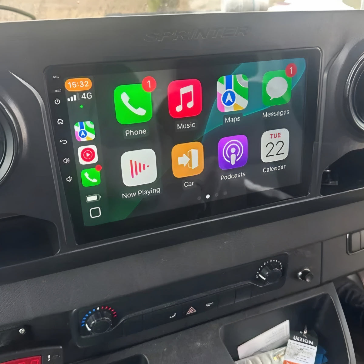Mercedes-Benz Sprinter Screen Upgrade