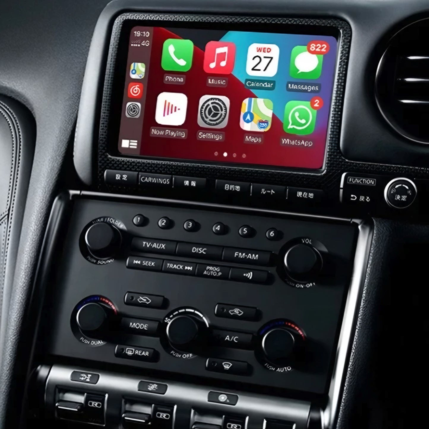 Nissan GTR Apple CarPlay/Android Auto Upgrade