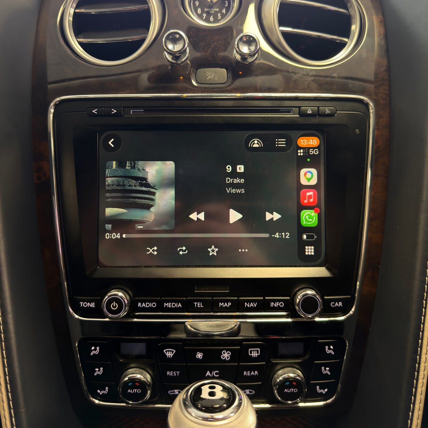 Bentley Continental GT/Flying Spur Apple CarPlay/Android Auto Upgrade