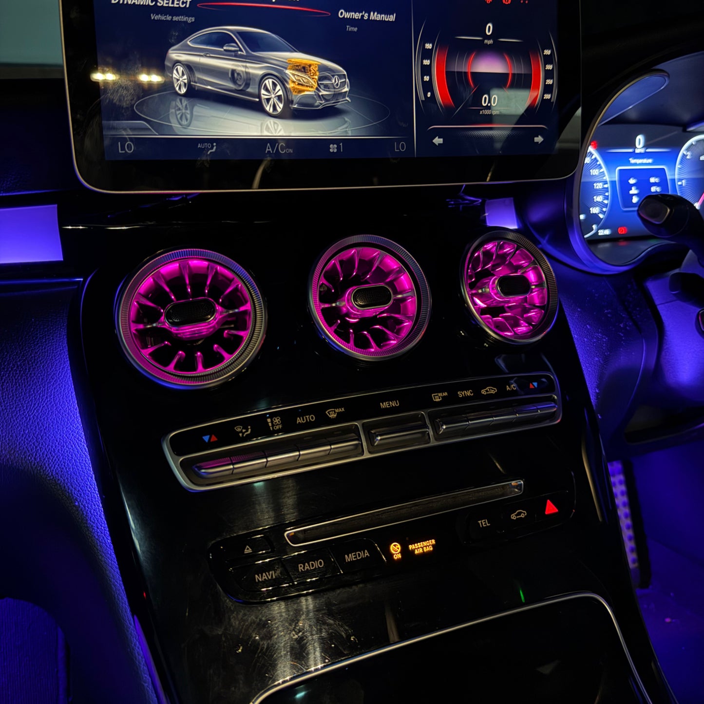 Mercedes-Benz C-Class/GLC Ambient Lighting Package