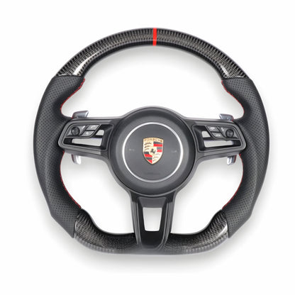 Porsche Carbon Fibre and Leather Steering Wheel