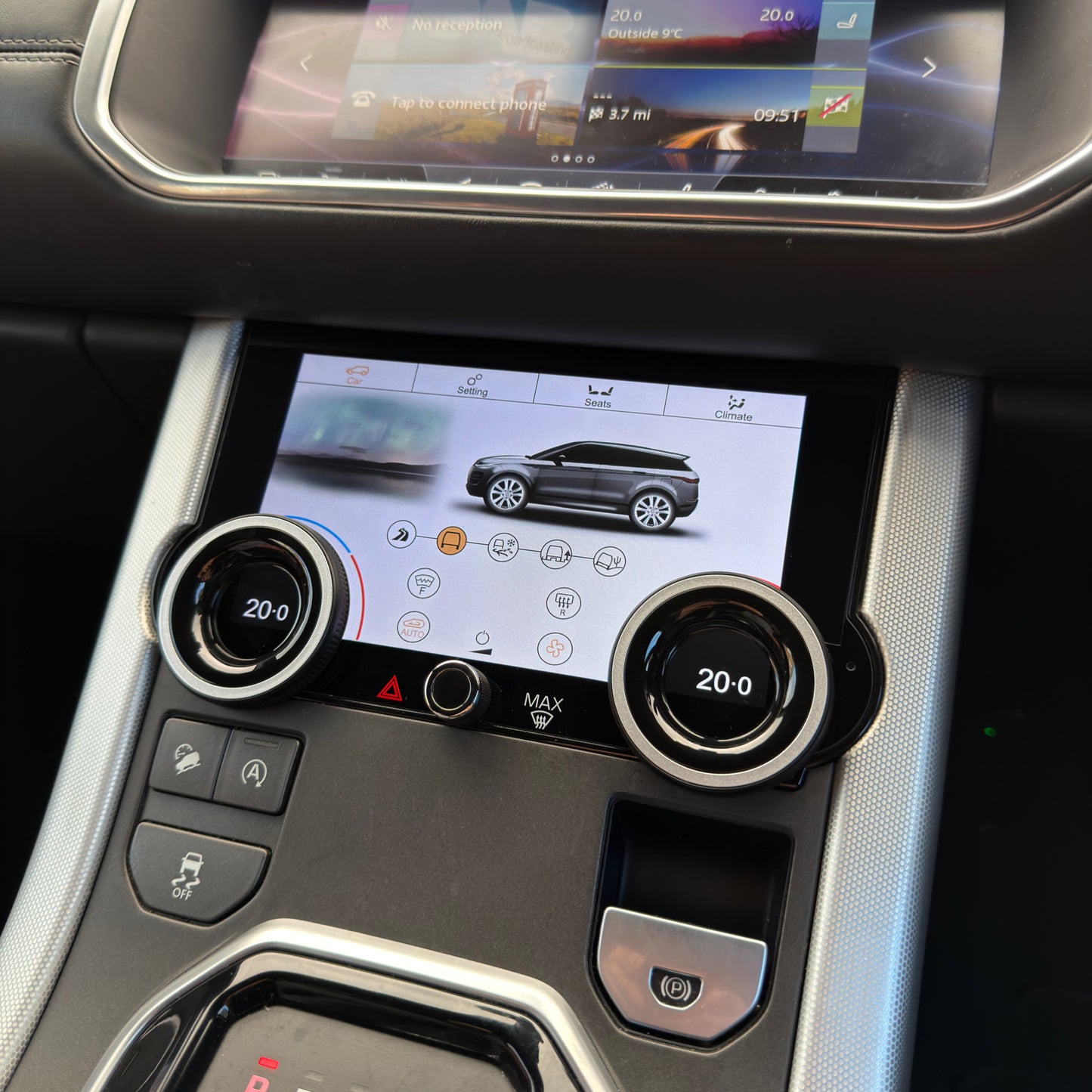 Range Rover Evoque Climate Control 7" LCD Screen