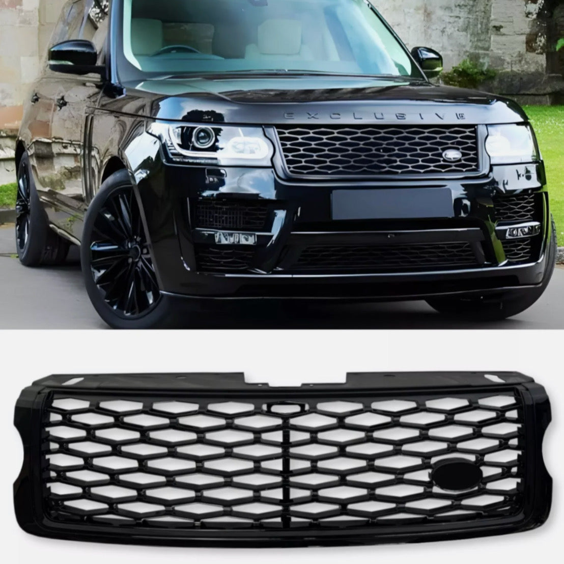 Range Rover L405 SVO Style Black Front Grille