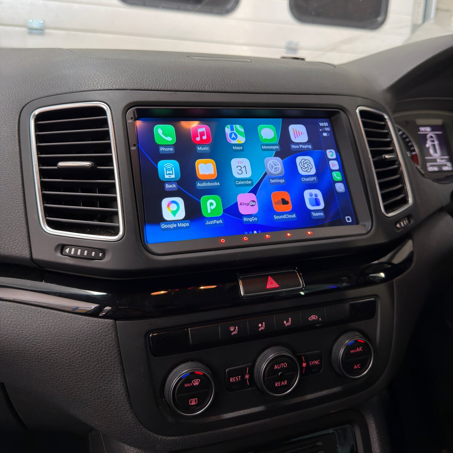 Seat Alhambra 9" Screen Upgrade with Apple CarPlay/Android Auto