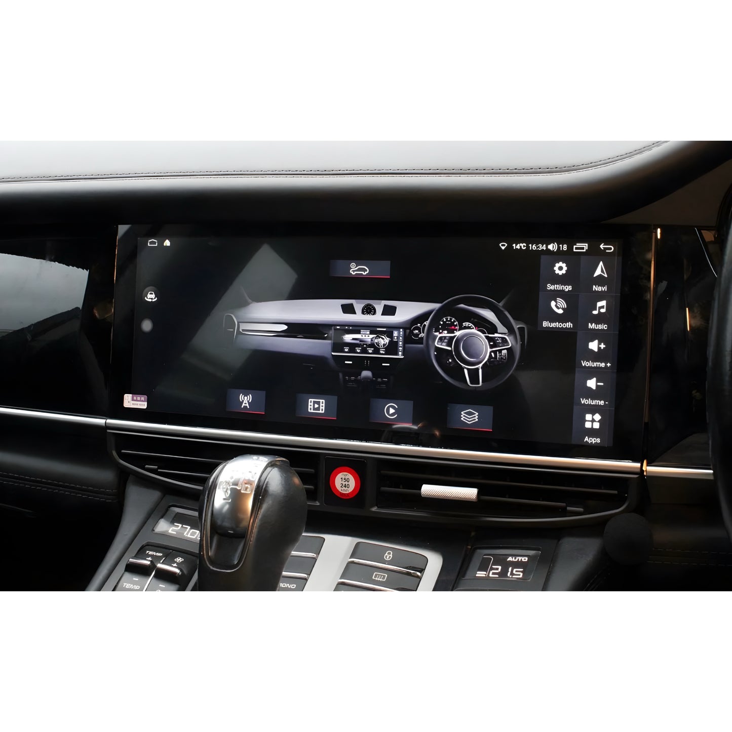 Porsche Panamera 12.3" Screen Upgrade with CarPlay & Android Auto (2011-17)