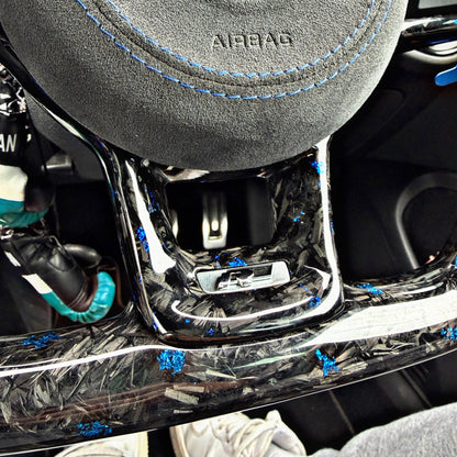 Volkswagen Golf MK7/MK7.5 Forged Carbon & Alcantara Flat Bottom Steering Wheel