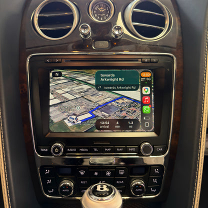 Bentley Continental GT/Flying Spur Apple CarPlay/Android Auto Upgrade
