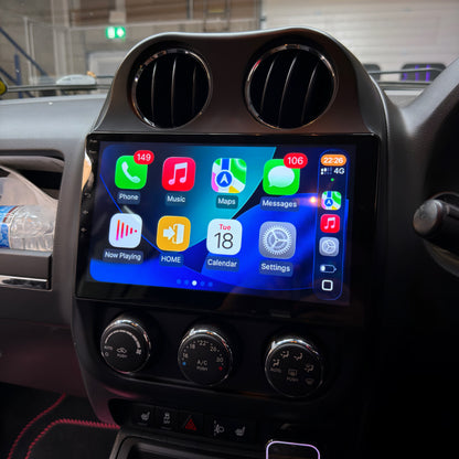 Jeep Compass 10.4" Screen Upgrade with Apple CarPlay/Android Auto