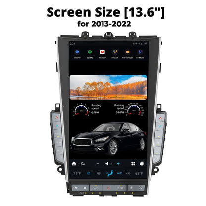 Infiniti Q50/Q60 13.6" Tesla Style Screen Upgrade