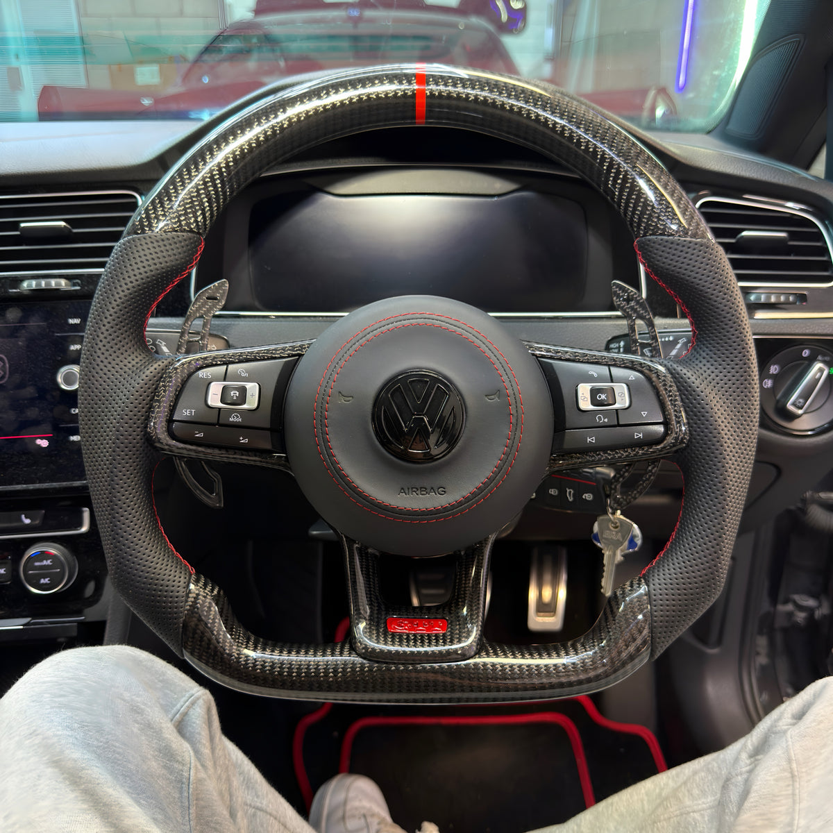 Volkswagen Golf MK7/7.5 Custom Carbon Fibre Steering Wheel