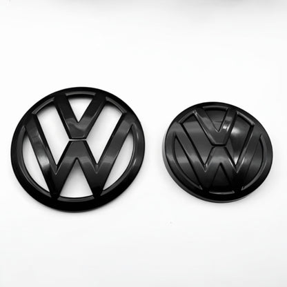VW Golf MK7 / MK7.5 Gloss Black Front & Rear Badge Set