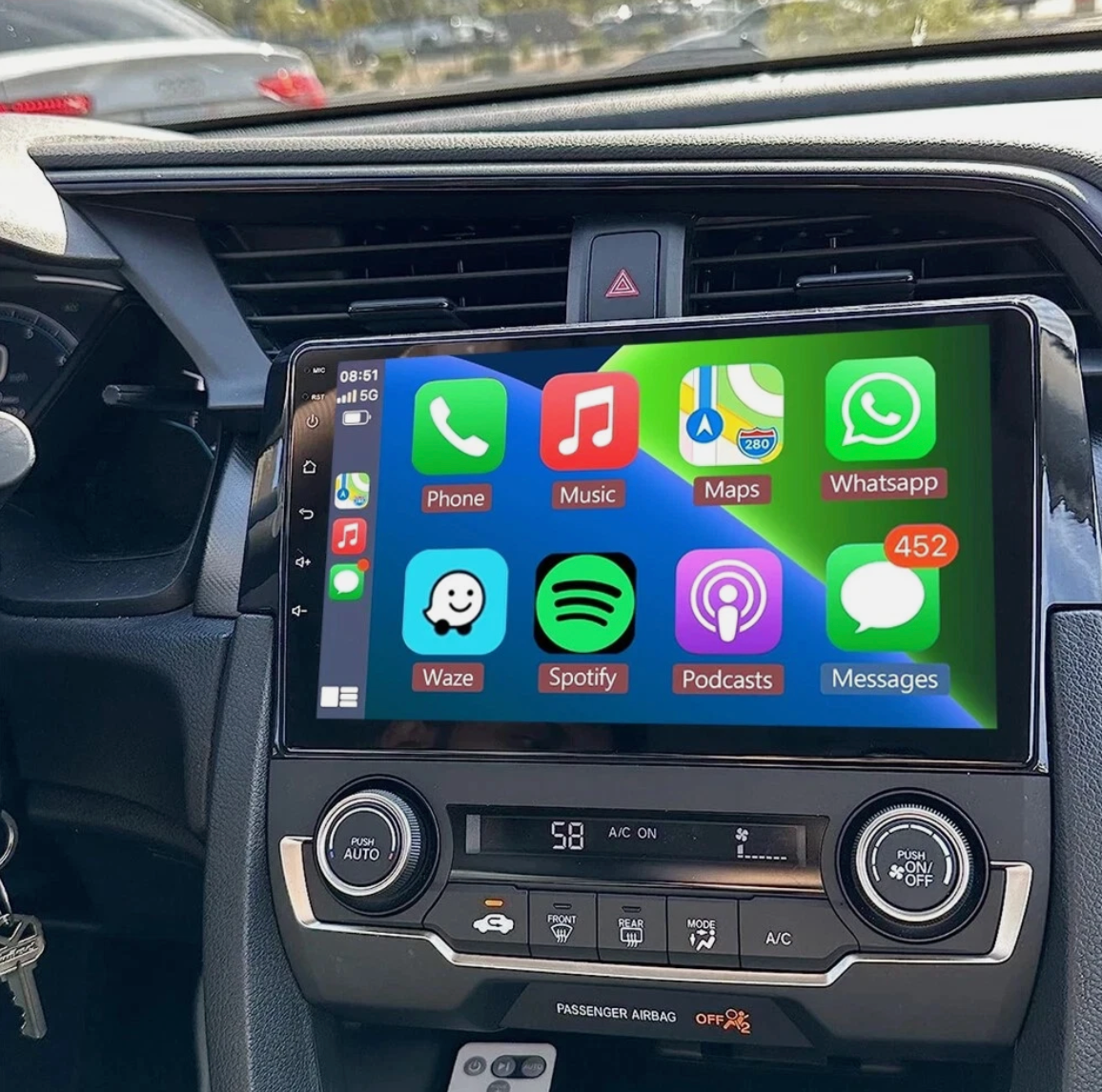 Honda Civic (2015-21) Screen Upgrade