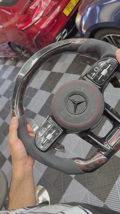 Mercedes-Benz Alcantara and Forged Carbon Fibre Wheel