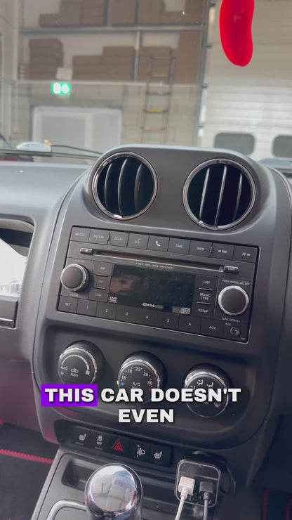 Jeep Compass 10.4" Screen Upgrade with Apple CarPlay/Android Auto